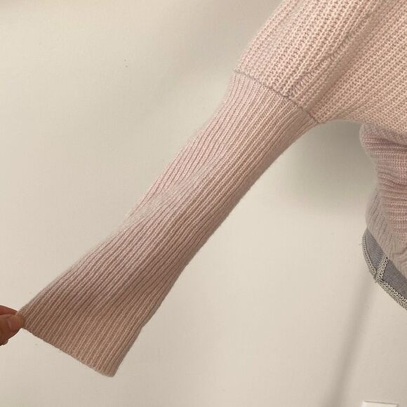 Club Monaco Cashmere Powder Pink Cowl Neck Sweater sz S/P - Picture 11 of 15